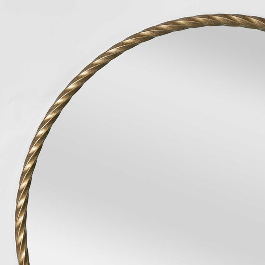 Palais Round Mirror Small Gold | Luxury home decor and furniture by Home Decor & Co
