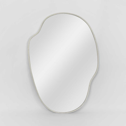 Dune Organic Mirror Small White | Luxury home decor and furniture by Home Decor & Co