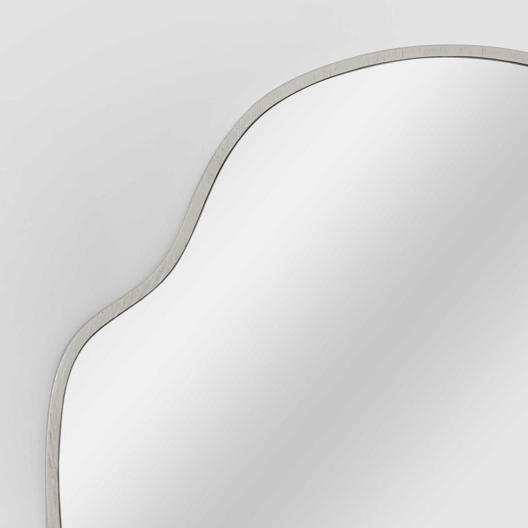 Dune Organic Mirror Small White
