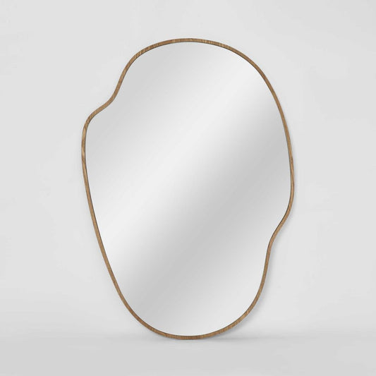 Dune Organic Mirror Small Oak | Luxury home decor and furniture by Home Decor & Co