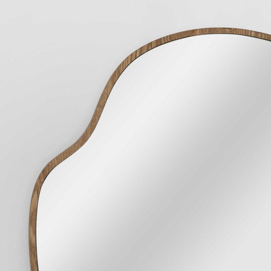 Dune Organic Mirror Small Oak | Luxury home decor and furniture by Home Decor & Co
