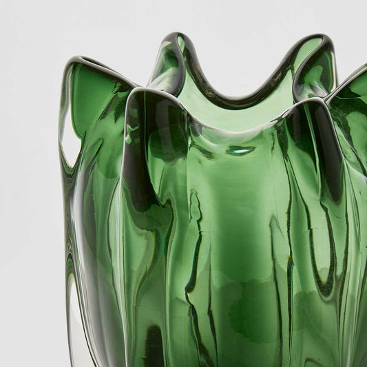 Noria Vase Small Green | Luxury home decor and furniture by Home Decor & Co