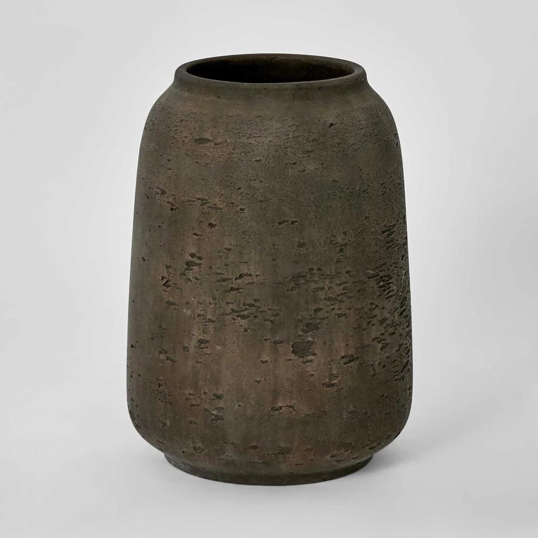 Landis Straight Vase Earth Brown | Luxury home decor and furniture by Home Decor & Co