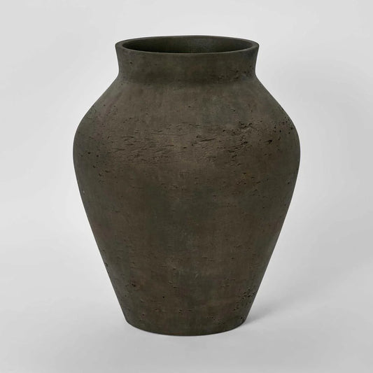 Landis Classic Large Vase Earth Brown | Luxury home decor and furniture by Home Decor & Co