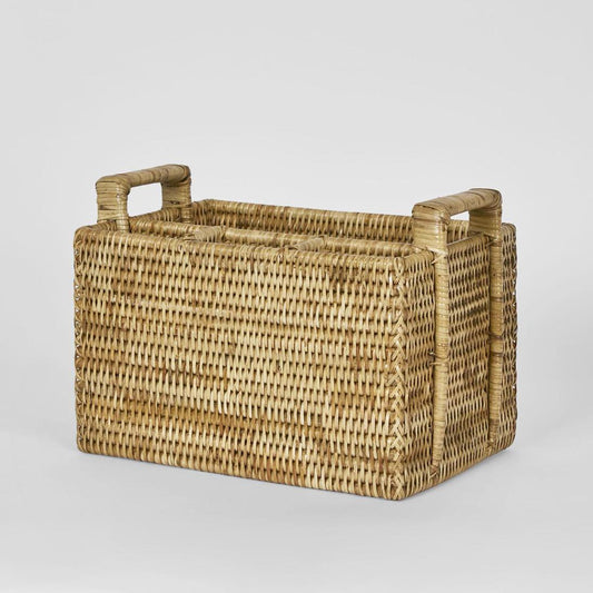 Paume Rattan Cutlery Caddy Natural | Luxury home decor and furniture by Home Decor & Co
