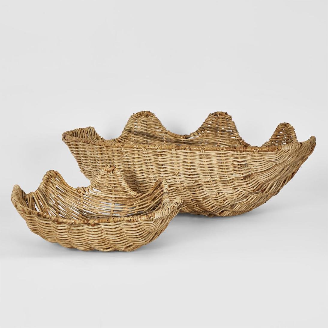Clam Shell Rattan Small Natural | Luxury home decor and furniture by Home Decor & Co