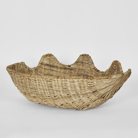 Clam Shell Rattan Large Natural | Luxury home decor and furniture by Home Decor & Co