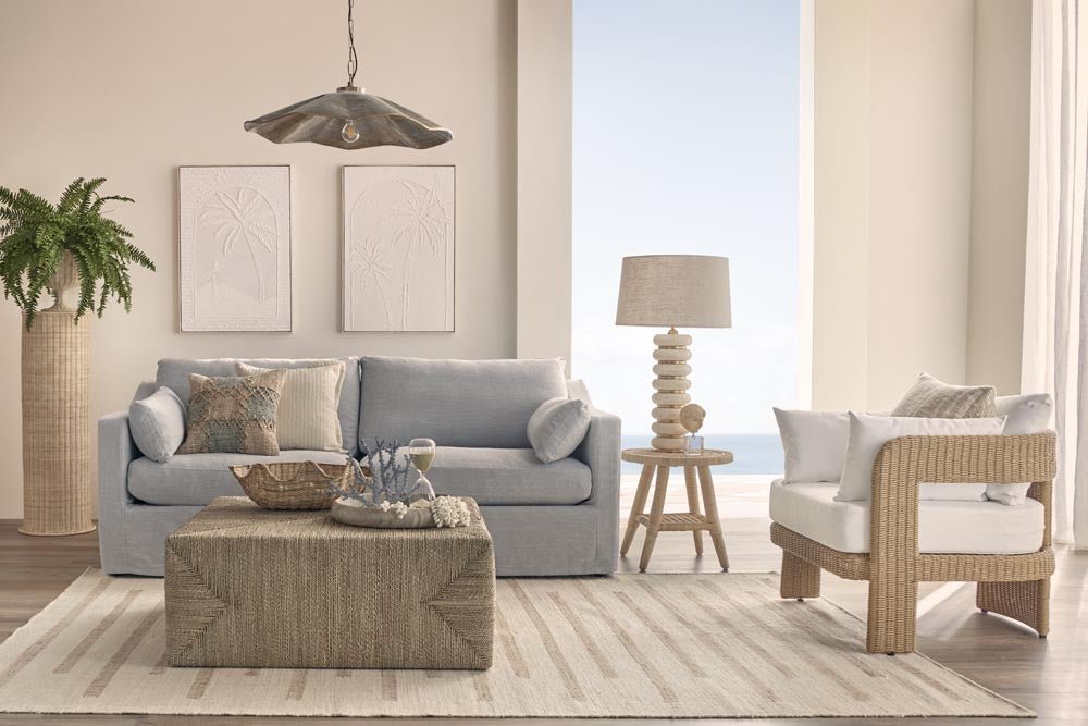 Clam Shell Rattan Large Natural | Luxury home decor and furniture by Home Decor & Co