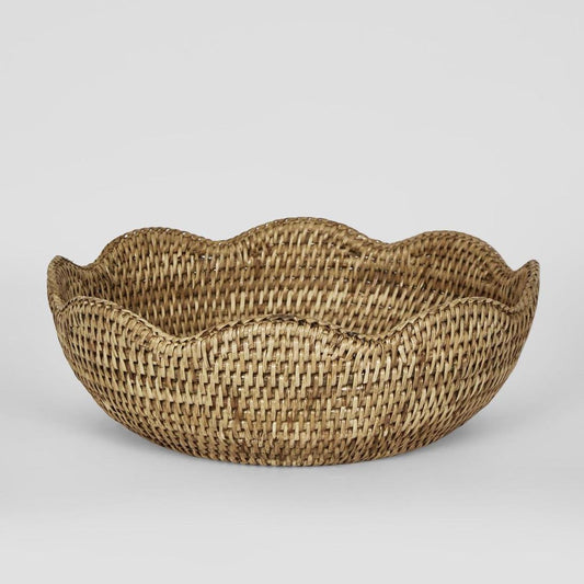 Paume Scallop Bowl Large Natural | Luxury home decor and furniture by Home Decor & Co