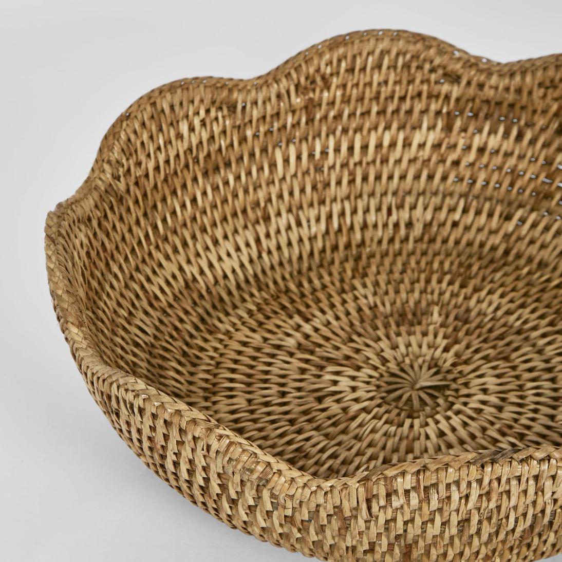 Paume Scallop Bowl Large Natural | Luxury home decor and furniture by Home Decor & Co