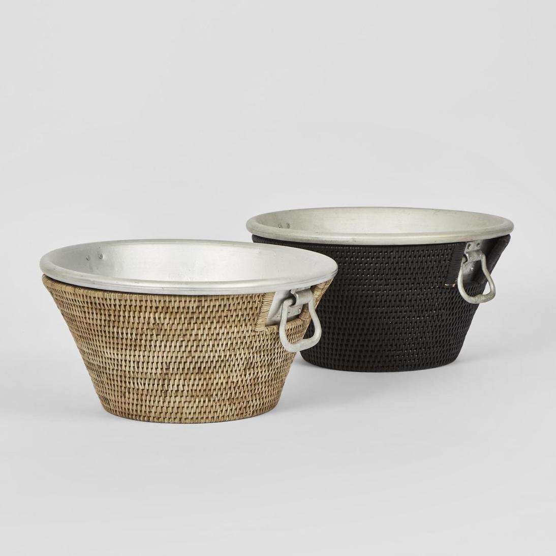 Paume Rattan Drinks Cooler Natural | Luxury home decor and furniture by Home Decor & Co