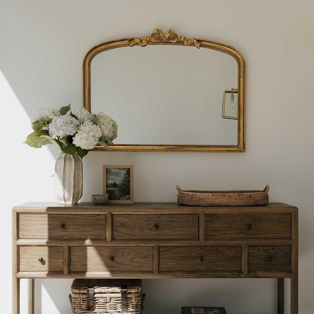 Paume Rattan Oval Serving Tray with Handles Natural | Luxury home decor and furniture by Home Decor & Co