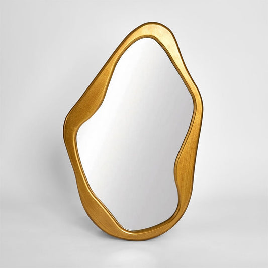 Aria Form Mirror 62x100cm Gold | Luxury home decor and furniture by Home Decor & Co