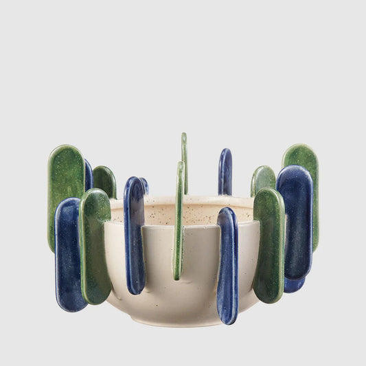 Axis Bowl Blue & Green | Luxury home decor and furniture by Home Decor & Co