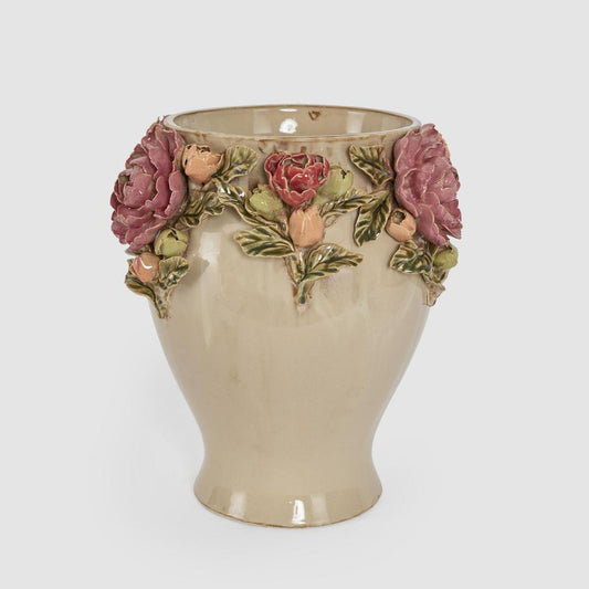 Blume Vase Pink & Cream | Luxury home decor and furniture by Home Decor & Co