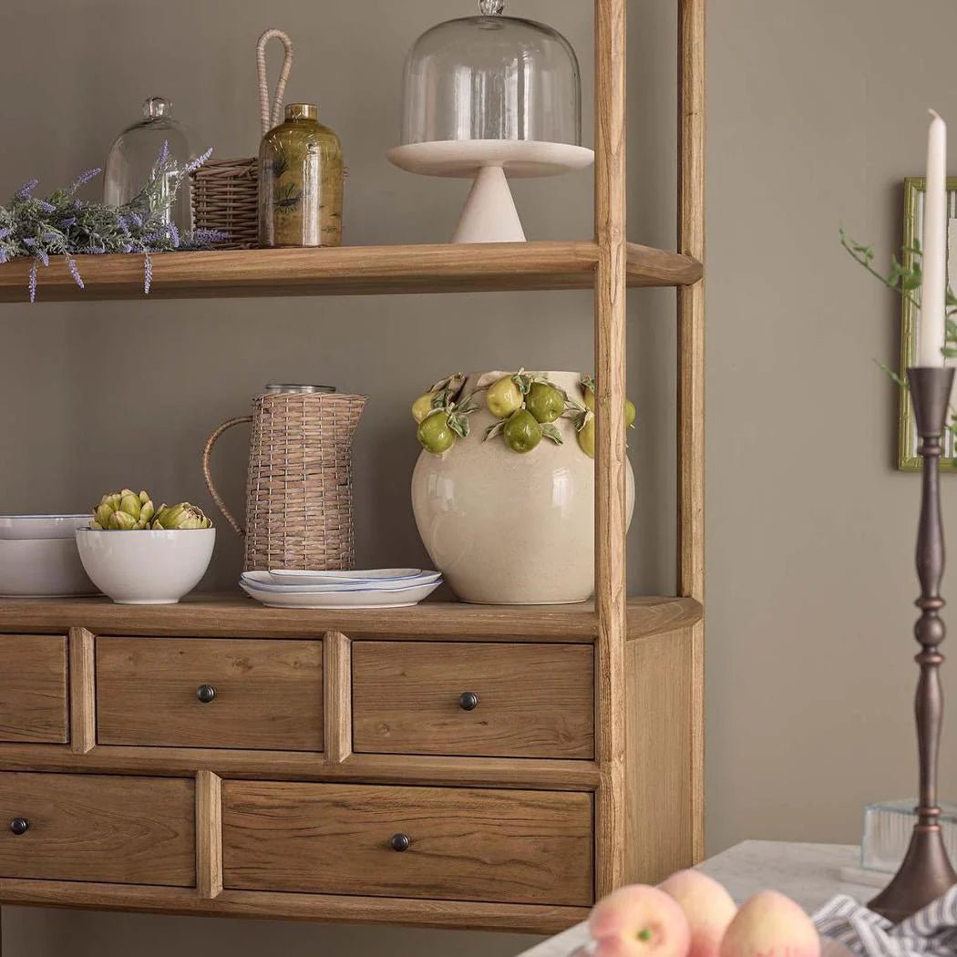 Pear Vase Cream & Yellow | Luxury home decor and furniture by Home Decor & Co