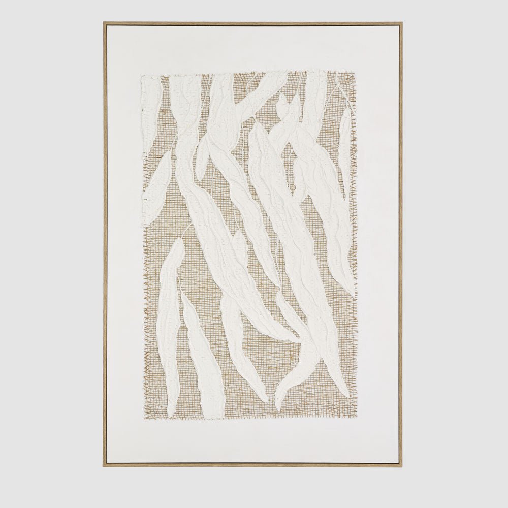 Linen Botanica B Wall Art 82.5x122.5cm | Luxury home decor and furniture by Home Decor & Co