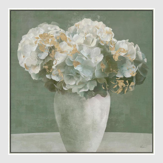 Golden Bloom Wall Art 52.5x52.5cm | Luxury home decor and furniture by Home Decor & Co