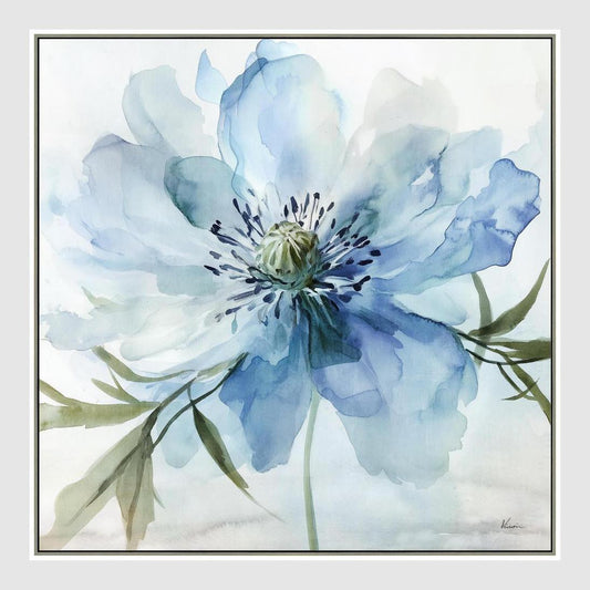 Azure Bloom A Wall Art 82.5x82.5cm | Luxury home decor and furniture by Home Decor & Co