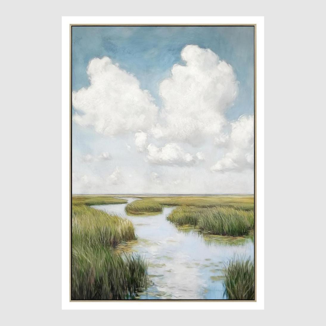 Still Horizons Wall Art 82.5 x 122.5cm | Luxury home decor and furniture by Home Decor & Co