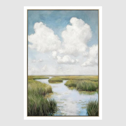 Still Horizons Wall Art 82.5 x 122.5cm | Luxury home decor and furniture by Home Decor & Co