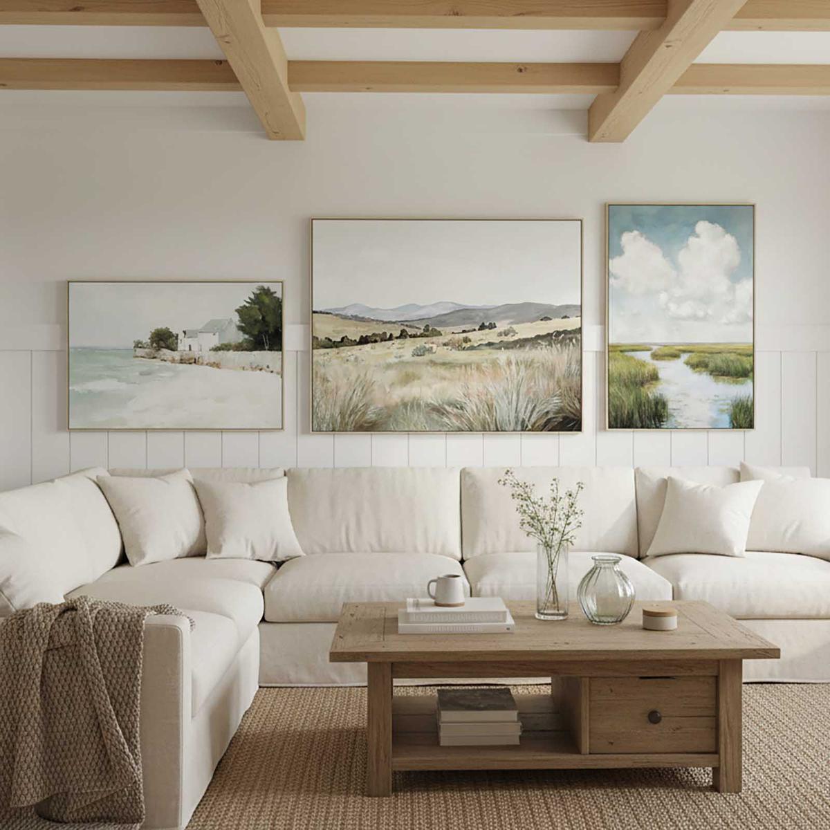 Still Horizons Wall Art 82.5 x 122.5cm | Luxury home decor and furniture by Home Decor & Co