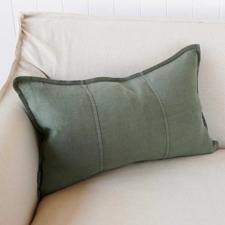 Luca® Linen Cushion - Khaki
