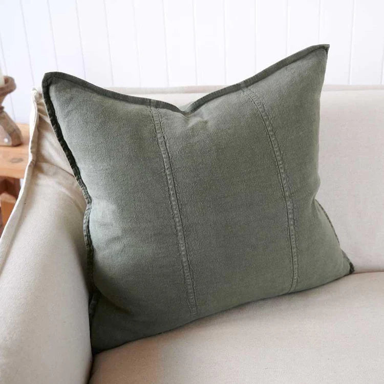 Luca® Linen Cushion - Khaki