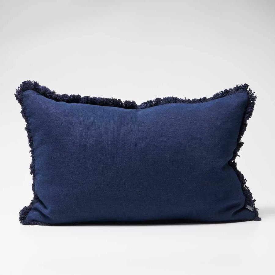 Luca® Linen Cushion - Navy | Luxury home decor and furniture by Home Decor & Co
