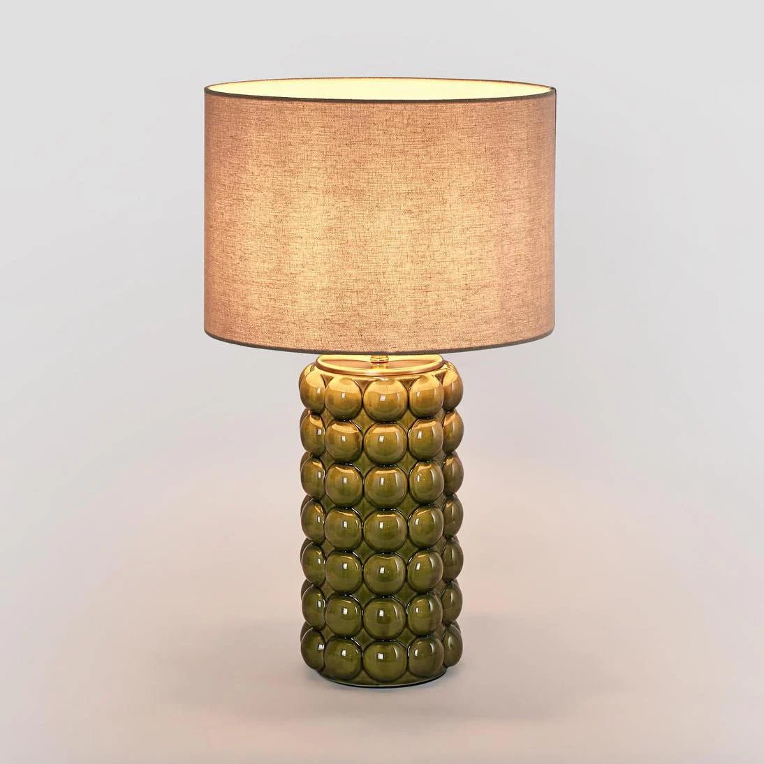 Condotti Green Table Lamp & Shade | Luxury home decor and furniture by Home Decor & Co