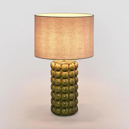 Condotti Green Table Lamp & Shade | Luxury home decor and furniture by Home Decor & Co