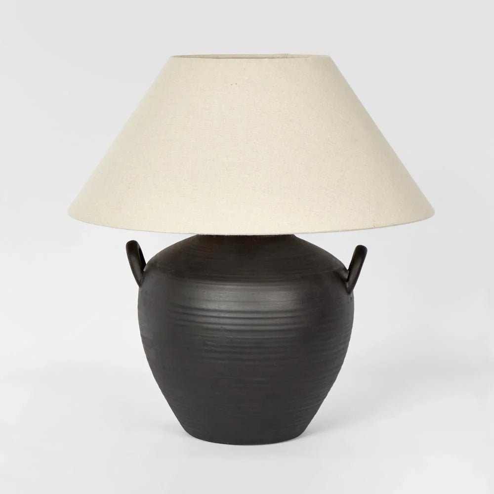Camille Black Table Lamp & Shade | Luxury home decor and furniture by Home Decor & Co