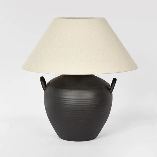 Camille Black Table Lamp & Shade | Luxury home decor and furniture by Home Decor & Co