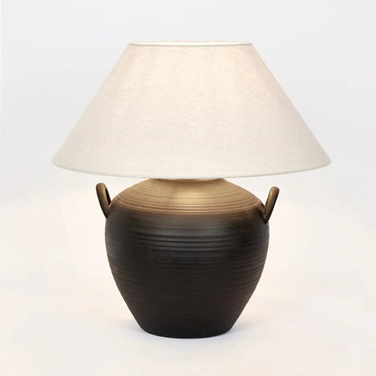 Camille Black Table Lamp & Shade | Luxury home decor and furniture by Home Decor & Co