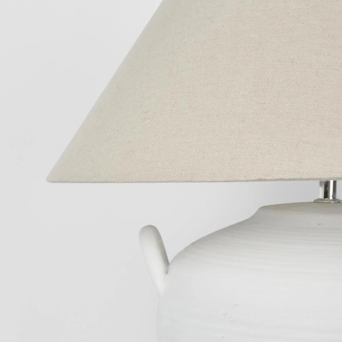 Camille White Table Lamp & Shade | Luxury home decor and furniture by Home Decor & Co