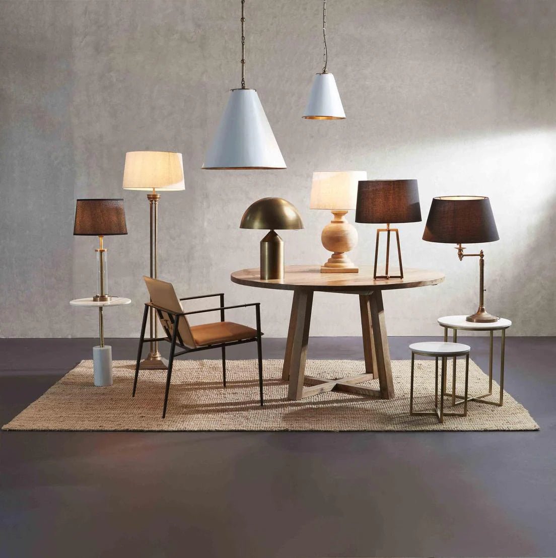 Jacaranda Table Lamp Brass | Luxury home decor and furniture by Home Decor & Co