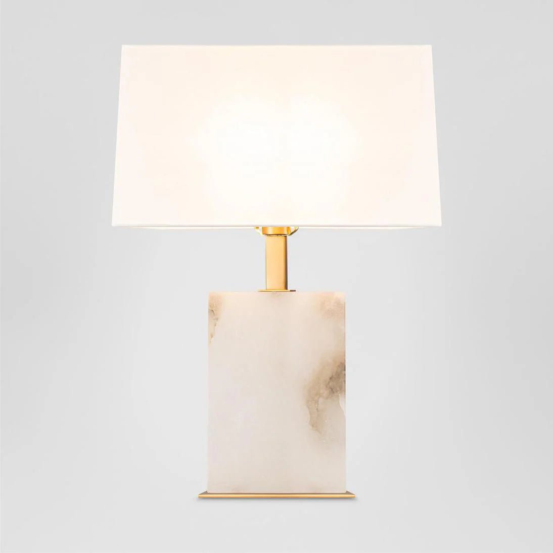 Roco Alabaster Table Lamp With Shade | Luxury home decor and furniture by Home Decor & Co