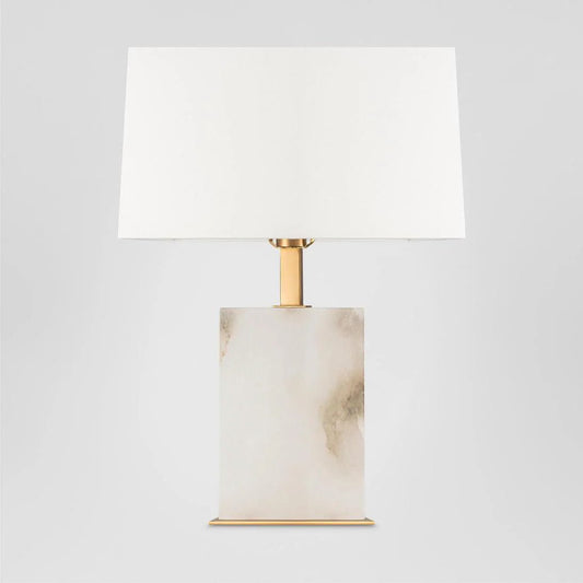 Roco Alabaster Table Lamp With Shade | Luxury home decor and furniture by Home Decor & Co