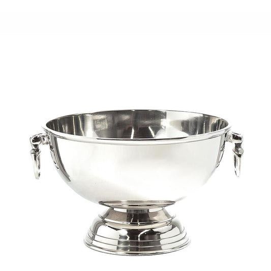 Round Footed Ice Bucket Nickel | Luxury home decor and furniture by Home Decor & Co