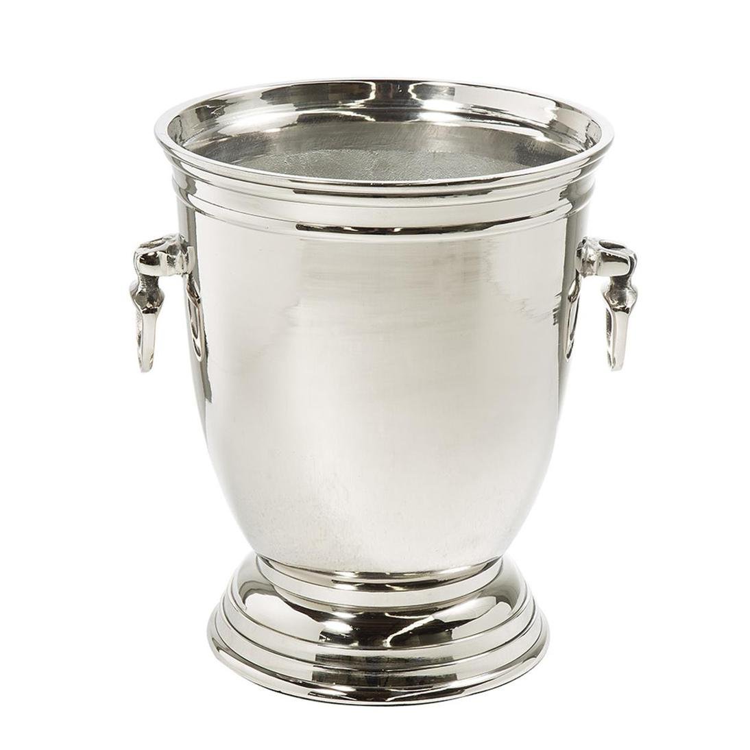 Round Ice Bucket Nickel | Luxury home decor and furniture by Home Decor & Co