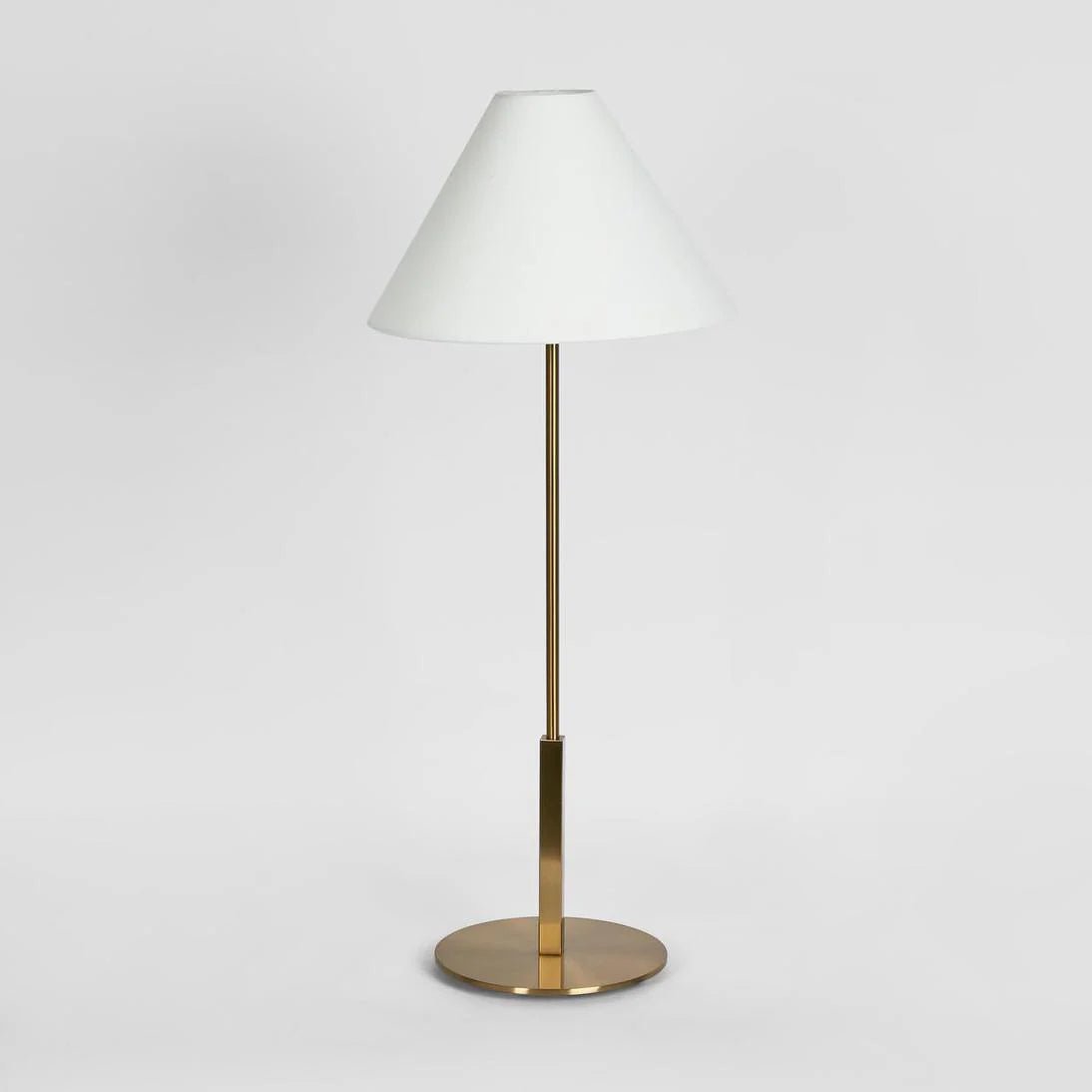 Alpine Table Lamp Antique Brass with shade | Luxury home decor and furniture by Home Decor & Co