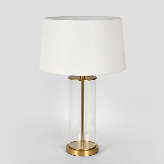 Iris Glass Table Lamp Base Antique Brass | Luxury home decor and furniture by Home Decor & Co
