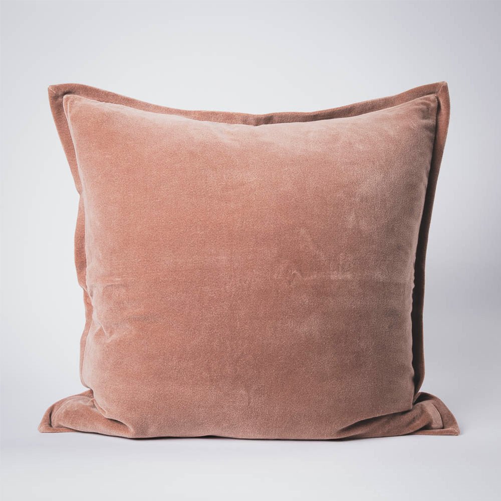 Evelyn Velvet Cushion - Clay | Luxury home decor and furniture by Home Decor & Co