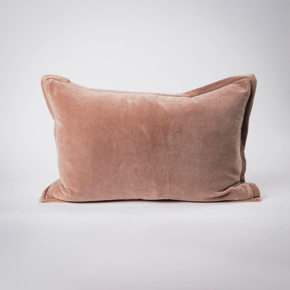 Evelyn Velvet Cushion - Clay | Luxury home decor and furniture by Home Decor & Co