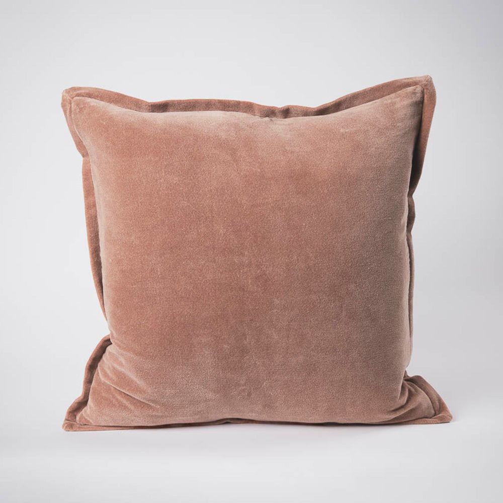 Evelyn Velvet Cushion - Clay | Luxury home decor and furniture by Home Decor & Co