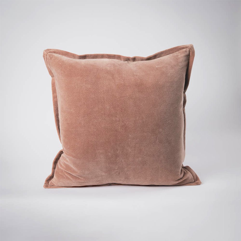 Evelyn Velvet Cushion - Clay | Luxury home decor and furniture by Home Decor & Co