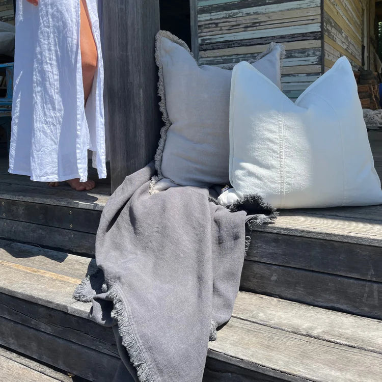 Luca® Linen Cushion - Off White