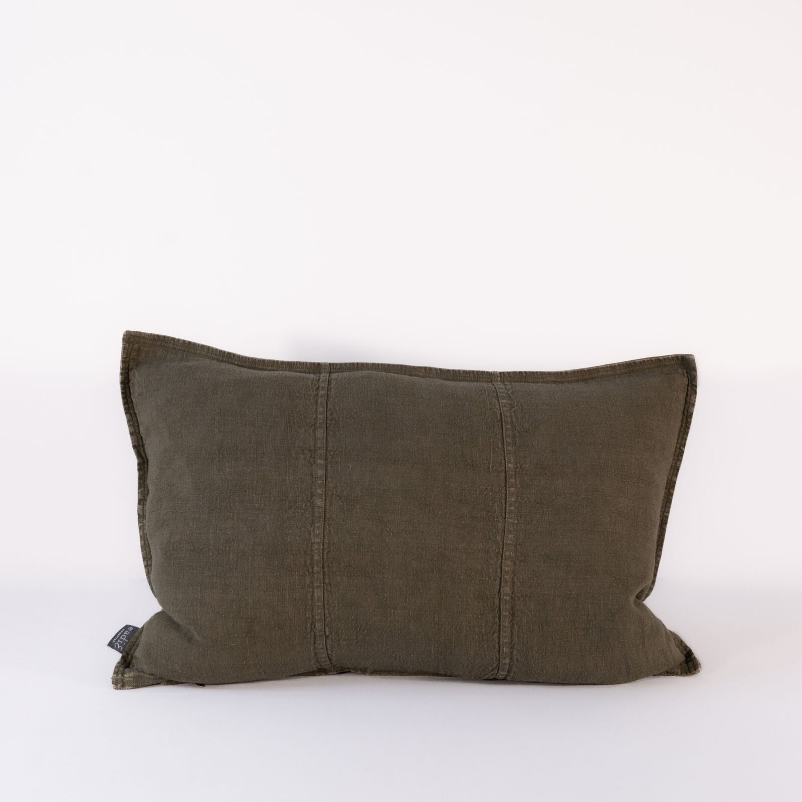Luca Linen Cushion - Moss Green | Luxury home decor and furniture by Home Decor & Co