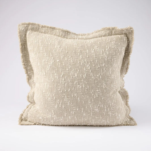 Polo Cushion - Natural/White