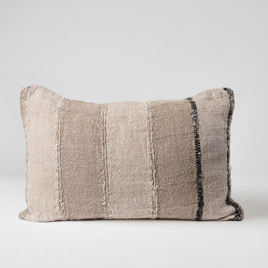 Retreat Cushion - Natural/Ivory/Black | Luxury home decor and furniture by Home Decor & Co